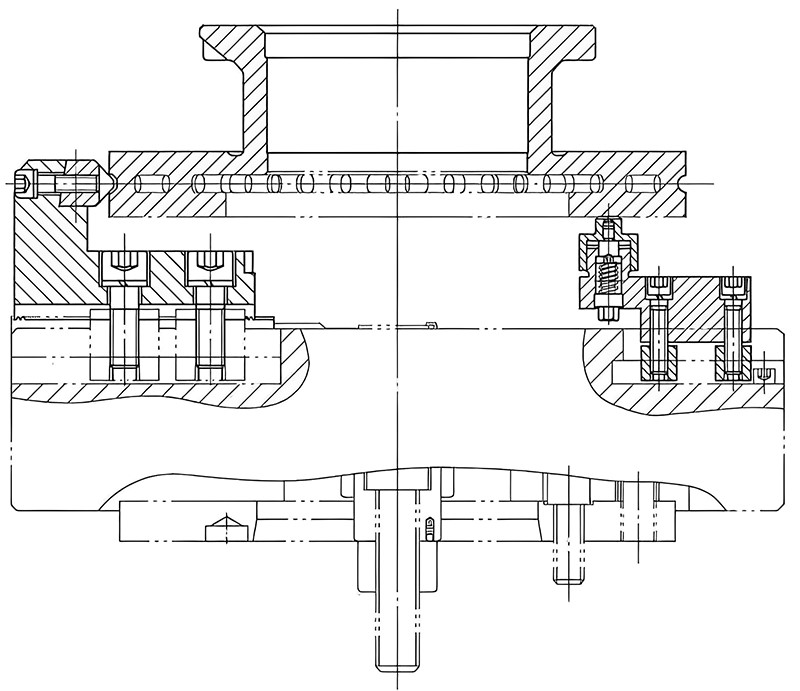 圖8 剎車(chē)盤(pán)夾具