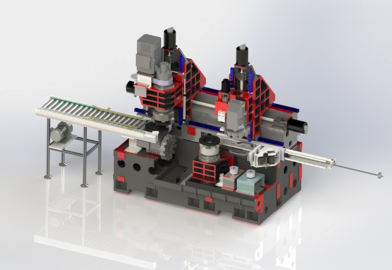 剎車盤生產(chǎn)線DLCK400內(nèi)部圖